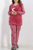 Battal Polar Pijama Takımı Mor - 3