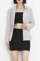 Blazer Ceket Gri - 1