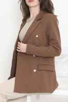 Blazer Ceket Kahve - 7