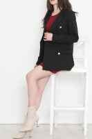 Blazer Ceket Siyah - 6