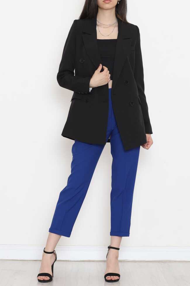 Blazer Ceket Siyah - 4