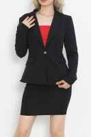 Blazer Ceket Siyah - 1