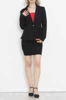 Blazer Ceket Siyah - 4