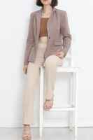 Blazer Ceket Vizon - 6