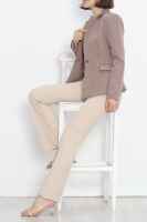 Blazer Ceket Vizon - 7