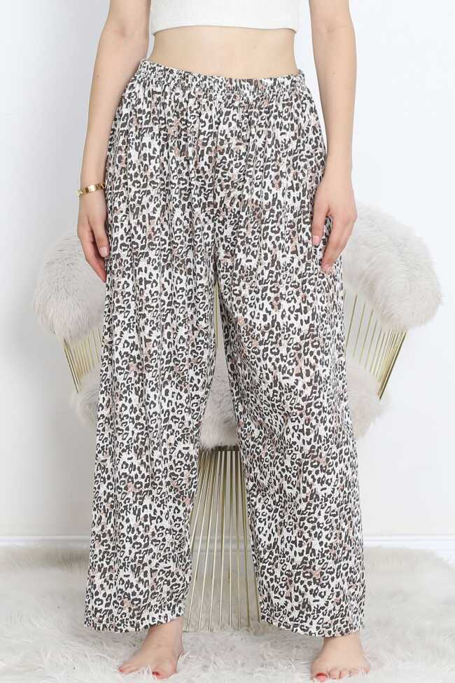 Büyük Beden Pijama Altı Leopar - 2