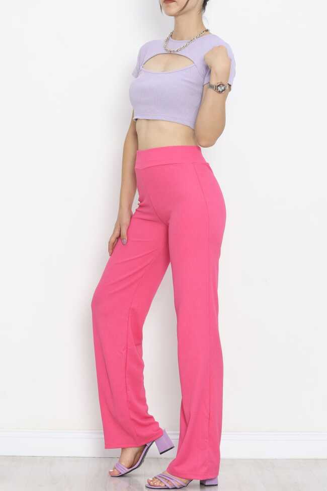 Dekolteli Crop Body Lila - 8