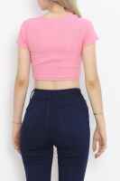 Dekolteli Crop Body Tozpembe - 7