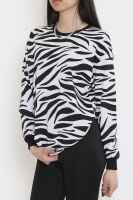 Desenli Crop Sweat Zebra - 3