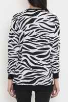 Desenli Crop Sweat Zebra - 8