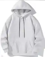 Erkek Uzun Kol Kapşonlu Basic Sweatshirt Hoodie - Gri - 2