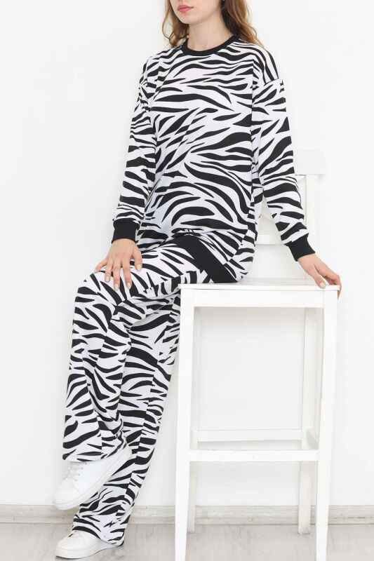 İki İplik Desenli Sweat Zebra - 2