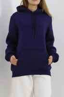 Kanguru Cep Oversize Sweat Lacivert - 3