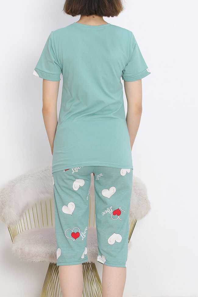 Kaprili Pijama Takımı Mint - 6