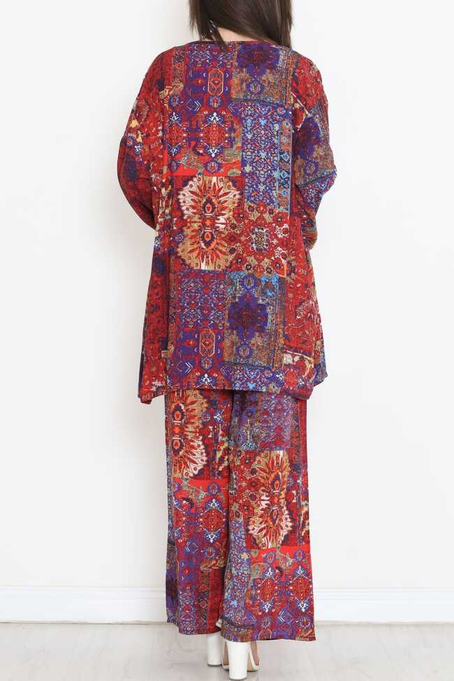 Kimono Takım Bordo - 8