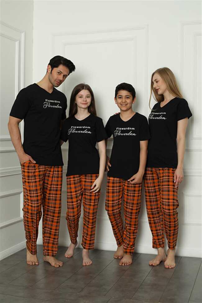 Moda Çizgi Aile Penye Pijama Takım (anne - kız ) 50118 Ayrı Ayrı Satılır . Fiyatları Farklıdır - 1