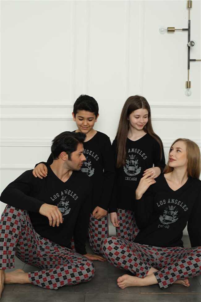 Moda Çizgi Aile Penye Pijama Takım (baba - oğul ) 50111 Ayrı Ayrı Satılır . Fiyatları Farklıdır - 2