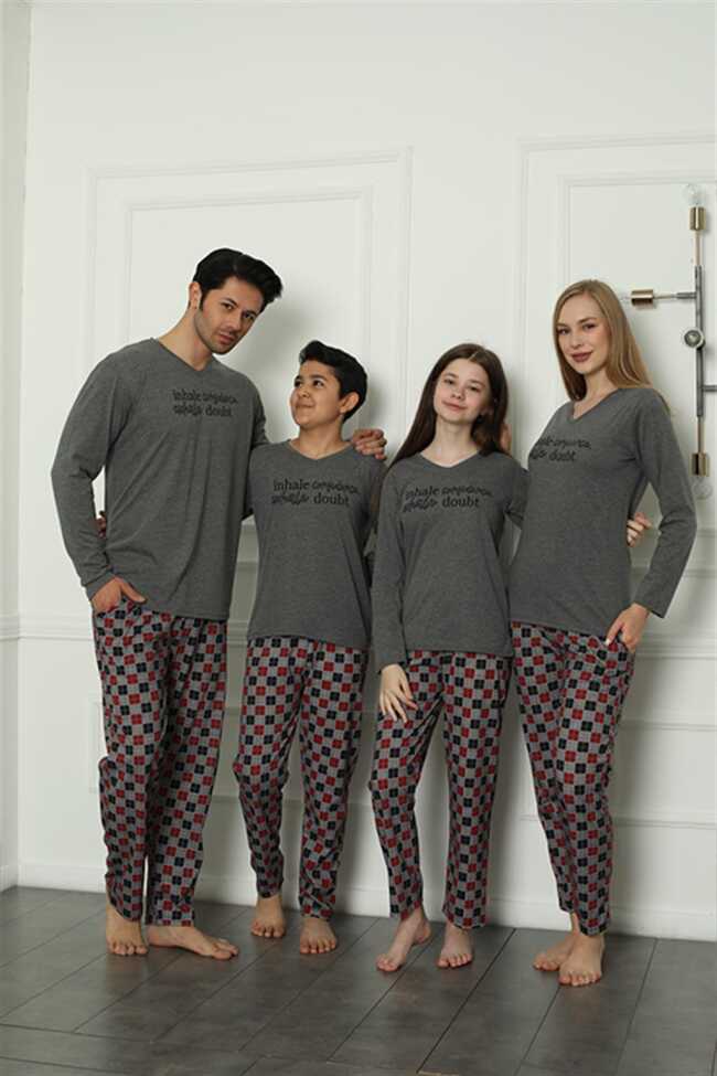 Moda Çizgi Aile Penye Pijama Takım (baba - oğul ) 50112 Ayrı Ayrı Satılır . Fiyatları Farklıdır - 2