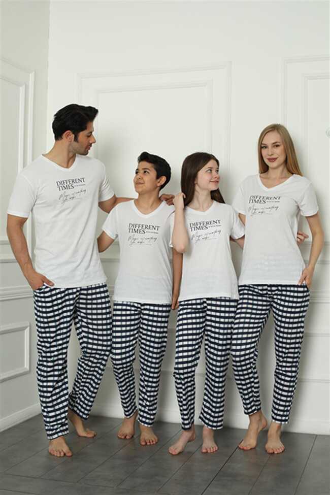 Moda Çizgi Aile Penye Pijama Takım (baba - oğul ) 50113 Ayrı Ayrı Satılır . Fiyatları Farklıdır - 2