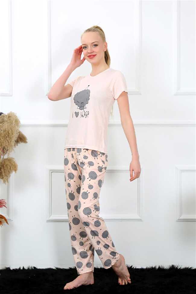 Moda Çizgi Anne Kız Aile I Love Yoga Pijama Takım Ayrı Ayrı Satılır 50101 - 9