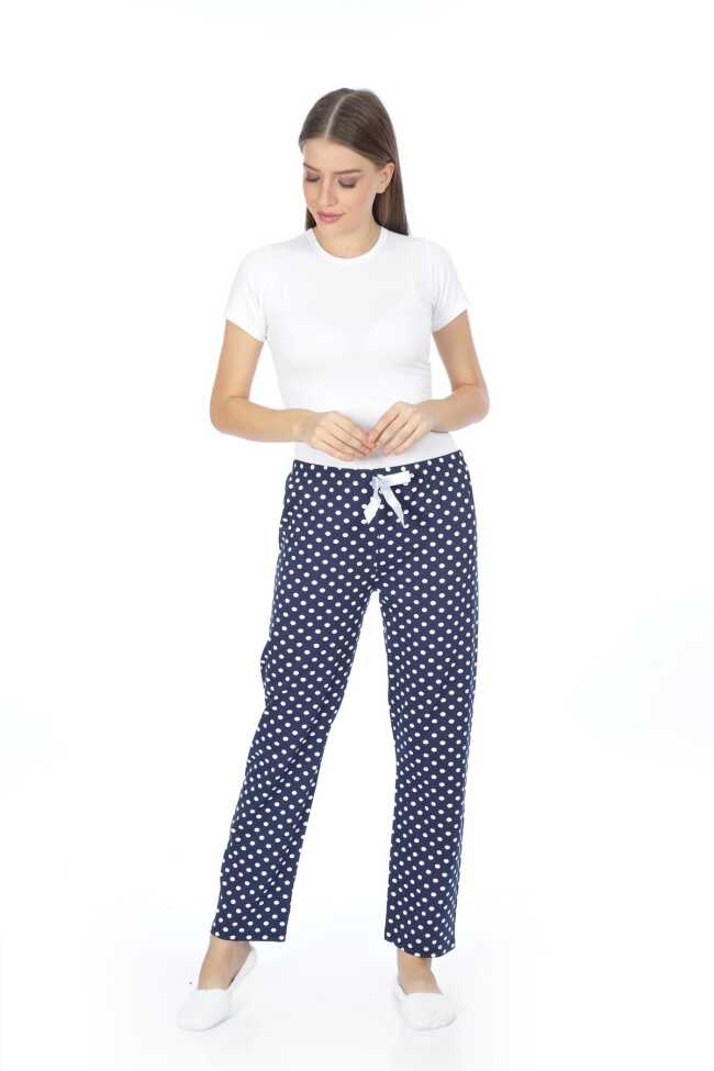 Moda Çizgi Bayan Tek Alt Pijama 27132 - 1