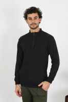 moda çizgi Erkek 3 İplik Penye Sweatshirt 6850 - 7