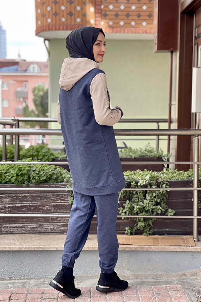 Moda Çizgi Eşorfman Takımı - 5