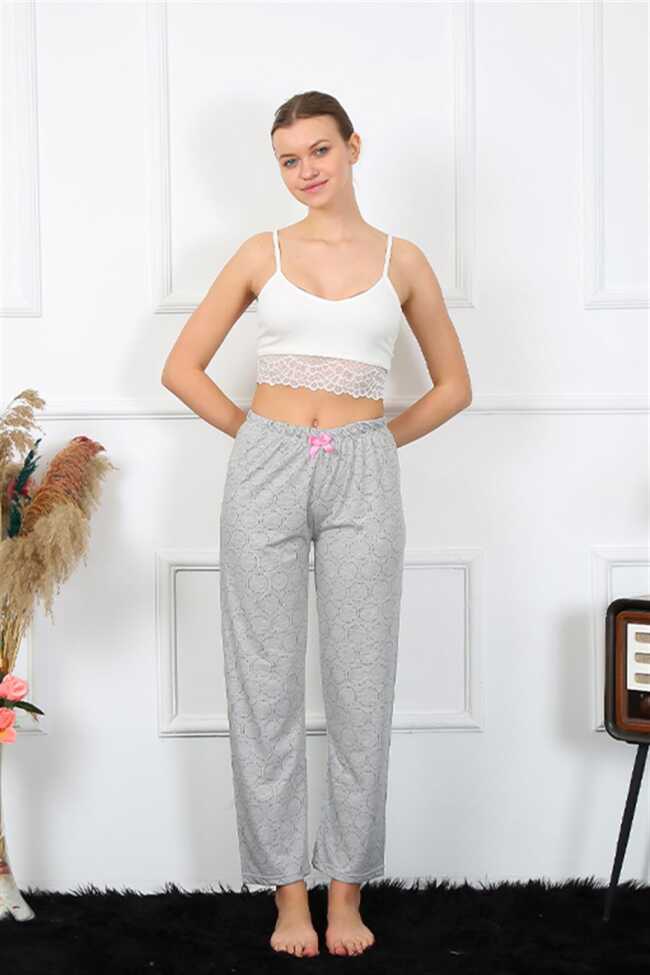 Moda Çizgi Kadın Pamuklu Alt Pijama 27457 - 3