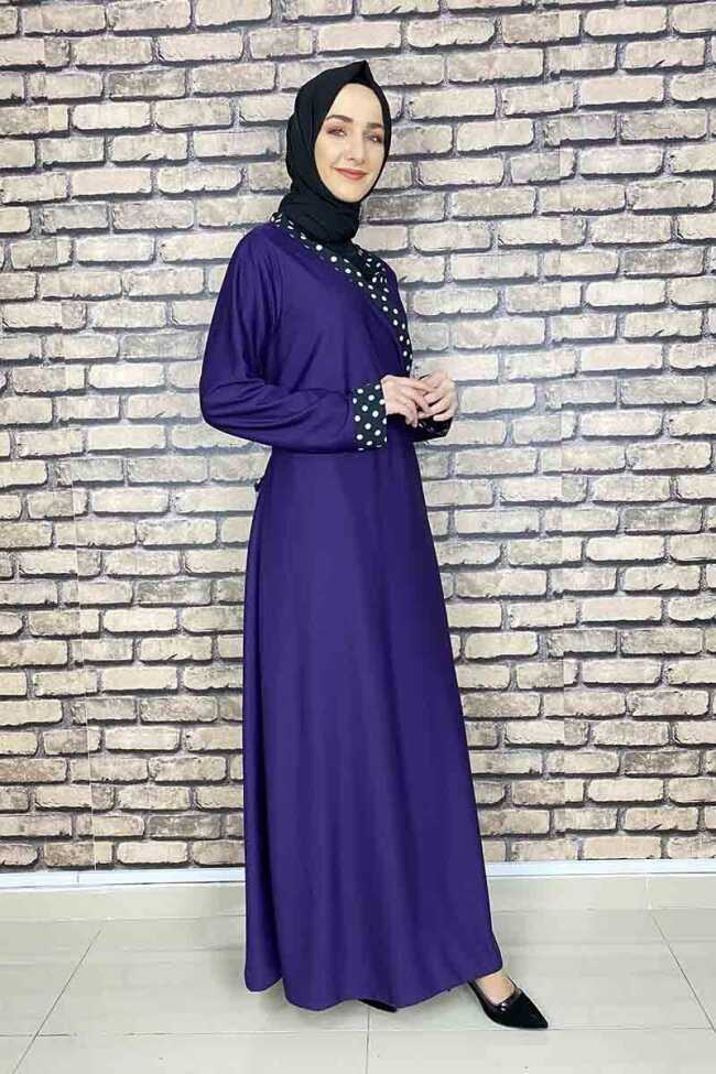 Moda Çizgi Namaz Elbisesi - 3