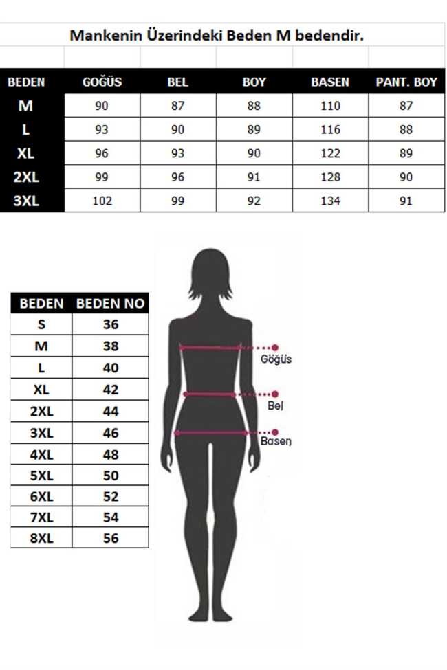 Moda Çizgi Tam Tesettür Dijital Desenli Mayo 31037 - 4