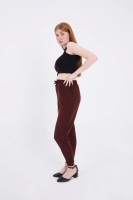 Tam Kalıp Basic Eşofman Pantolon - Bordo - 2