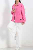 Worker Denim Ceket Pembe - 7